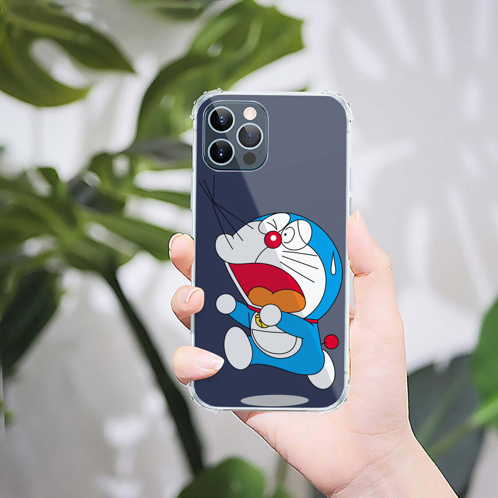 （画像用） ドラえもん Doraemon 【iPhone 12シリーズ対応】透明スマホケース（クリアソフトケース）